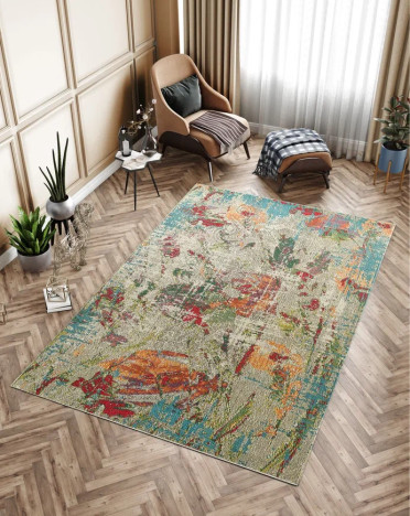 Ковер турецкий T948A CORSICA (Фризе, разноцветный)