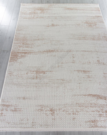 Ковер турецкий 71194-20 OSLO (Полиэстер, терракотовый, кремовый)