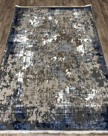 Турецкий ковер Elite Carpet OTTO 20029A (Полиэстер, бежевый, синий)