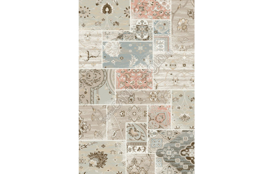 Монгольский ковер Hunnu 6A594 206 прямоугольный