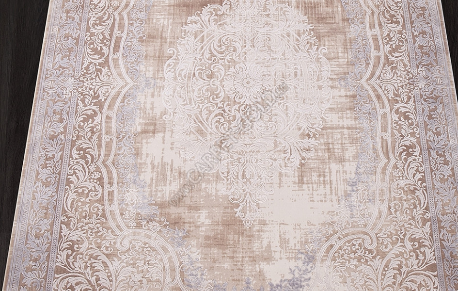 Ковер 21109A - D.BEIGE / CREAM - Прямоугольник - коллекция MILANO