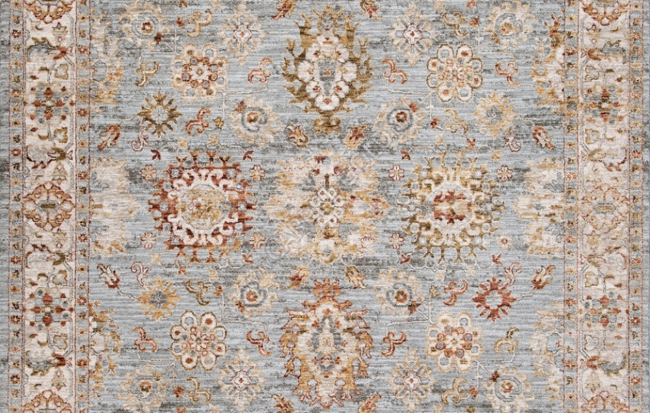 Ковер L0739A - LIGHT BLUE - Прямоугольник - коллекция MUMBAI