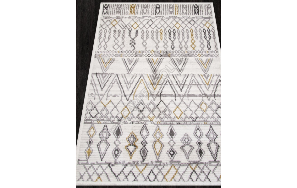 Ковер A932AW - P.WHITE / ANTRACITE - Прямоугольник - коллекция JOLI