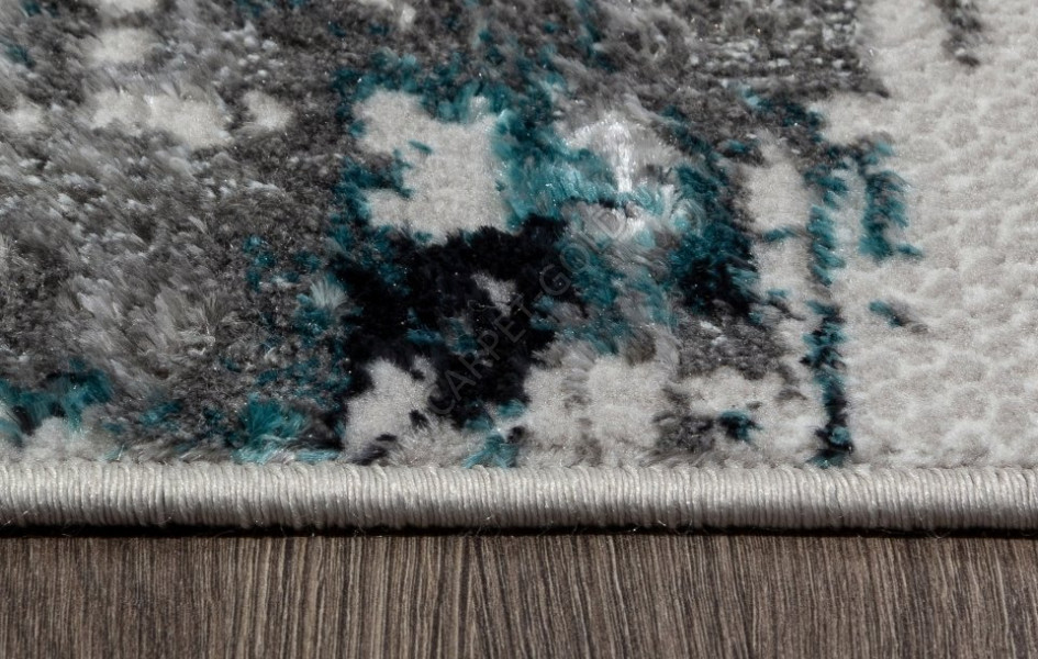 Ковер 00065A - TURQUOISE / GREY - Прямоугольник - коллекция PARADIZE