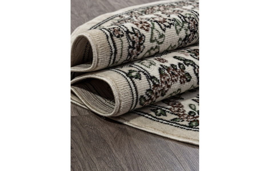 Ковер D412 - CREAM - Овал - коллекция GAVANA