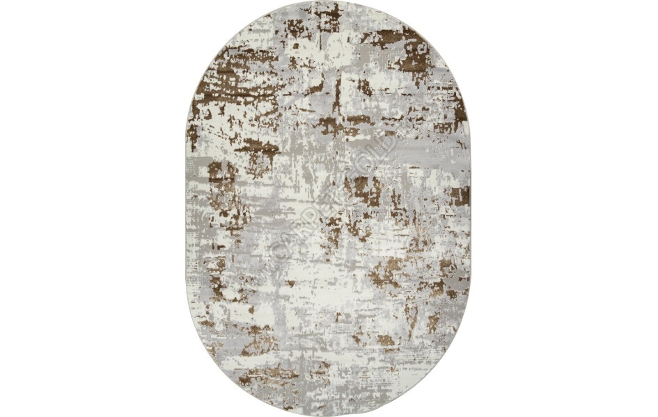 Ковер F284 - GRAY-GREEN - Овал - коллекция PALERMO