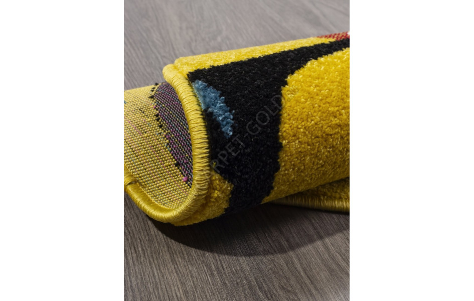 Ковер NC14 - YELLOW - Круг - коллекция SMILE