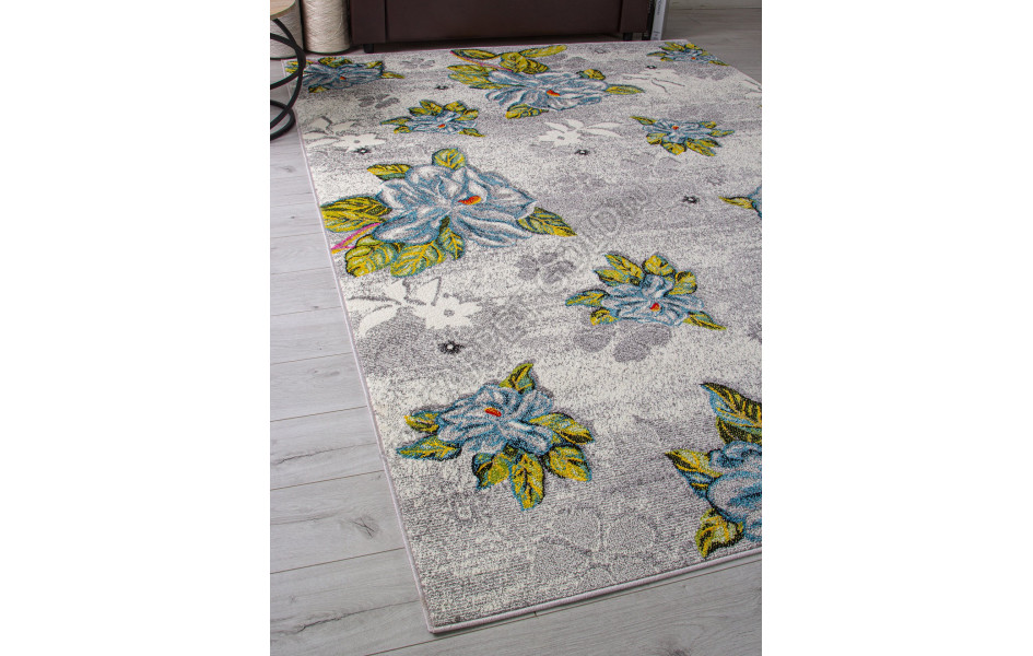 Ковер комнатный на пол AC44 GRAY