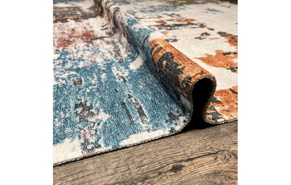 Безворсовый ковер BANCO P1002 MULTI-MULTI